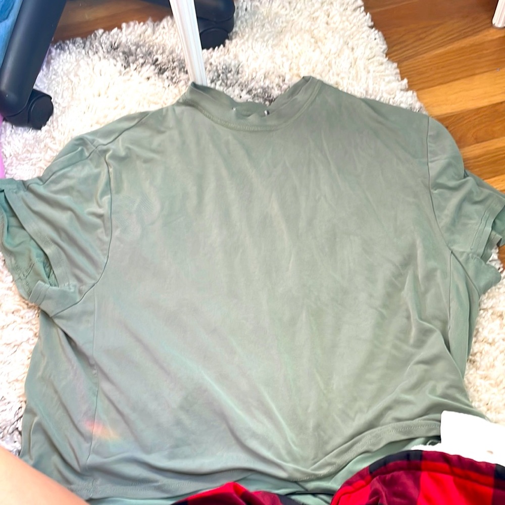 Green shirt